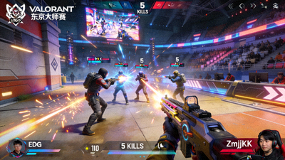 VALORANT东京大师赛中国战队EDG选手ZmjjKK五杀集锦